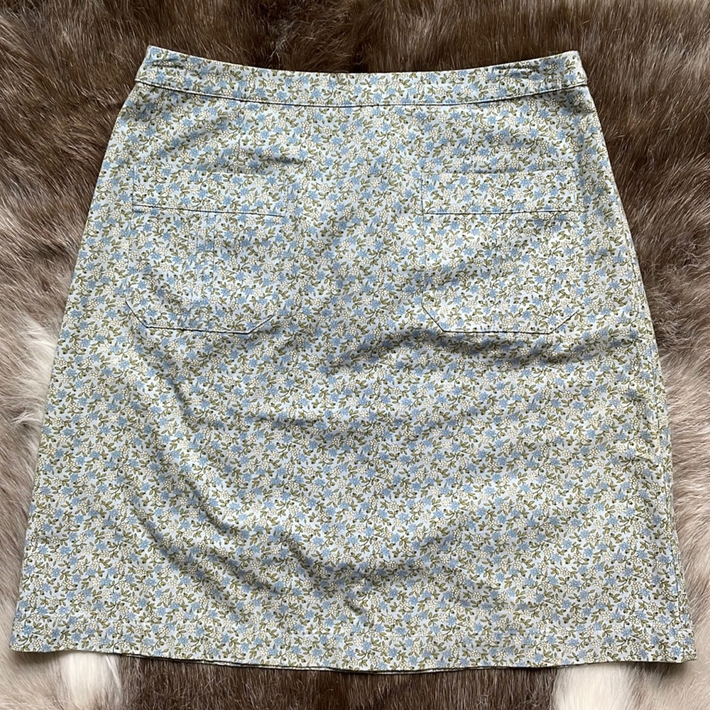 J. Crew granny chic floral skirt